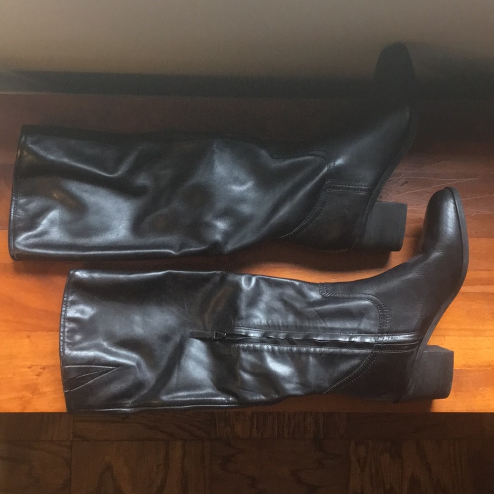 Sam Edelman Loren tall black leather boot